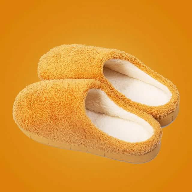 Fuzzy House Slippers Memory Foam Slippers Slip