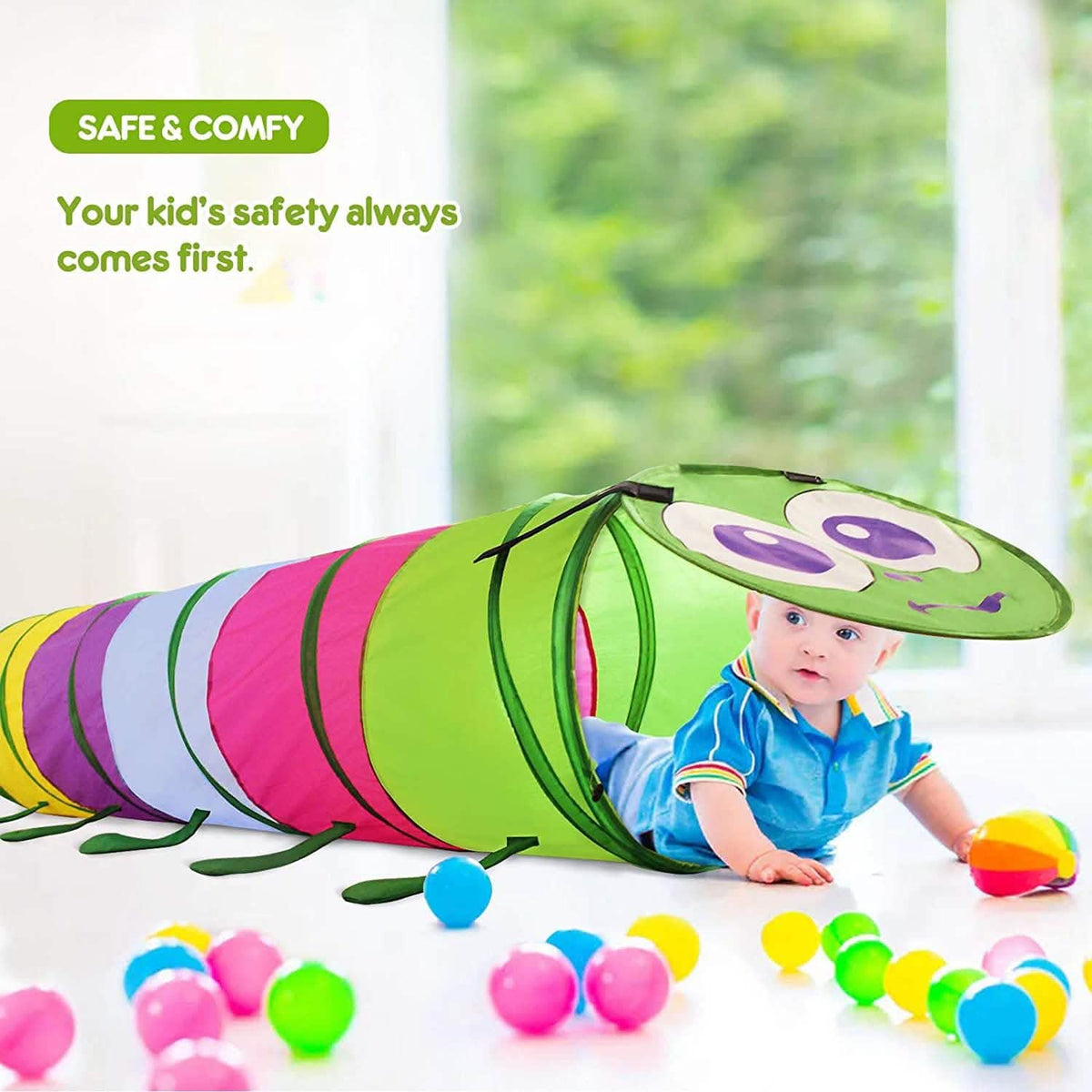GeerWest Toddlers Tunnel for Kids