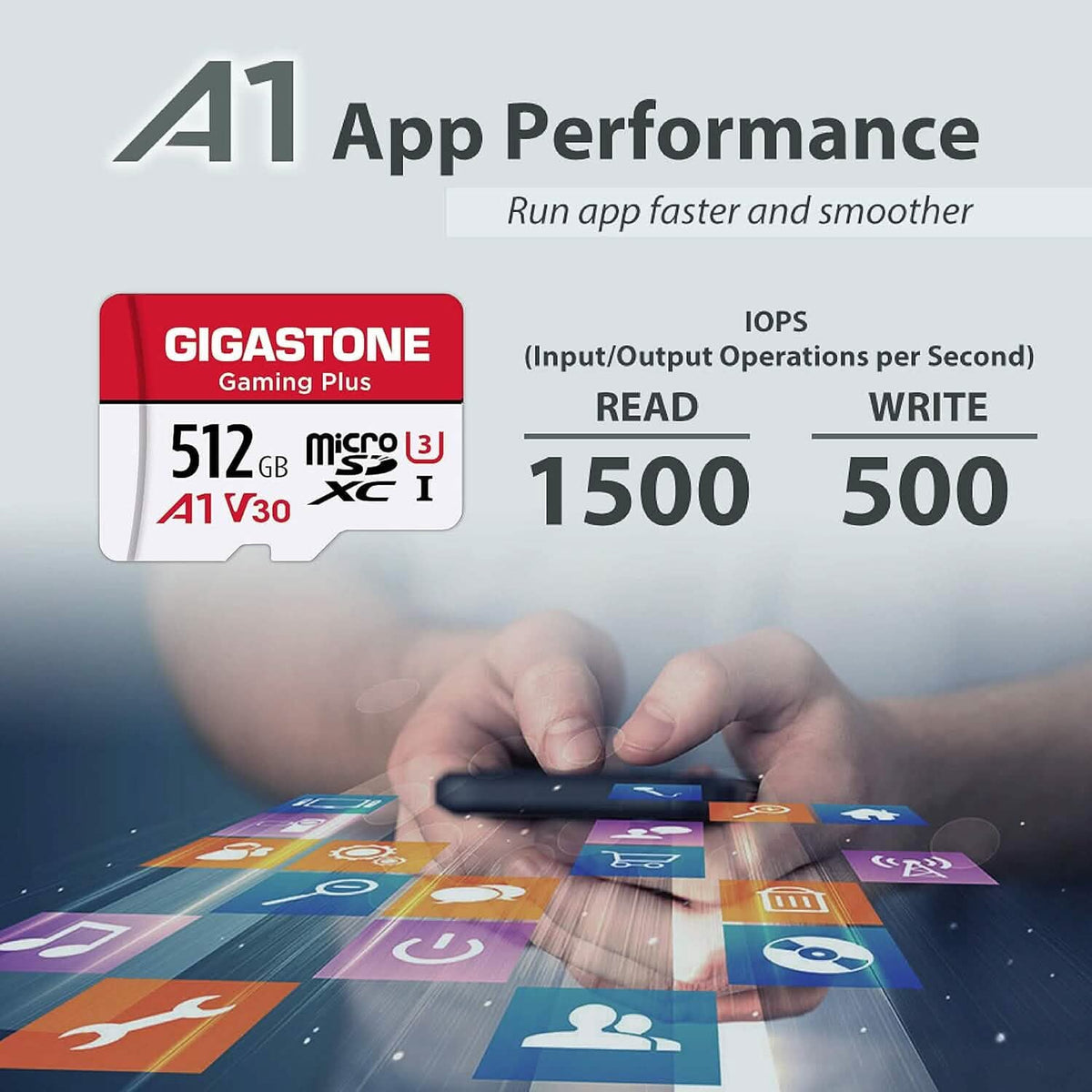 Gigastone 512GB MicroSDXC Memory Card with Adapter  (Refurbished)