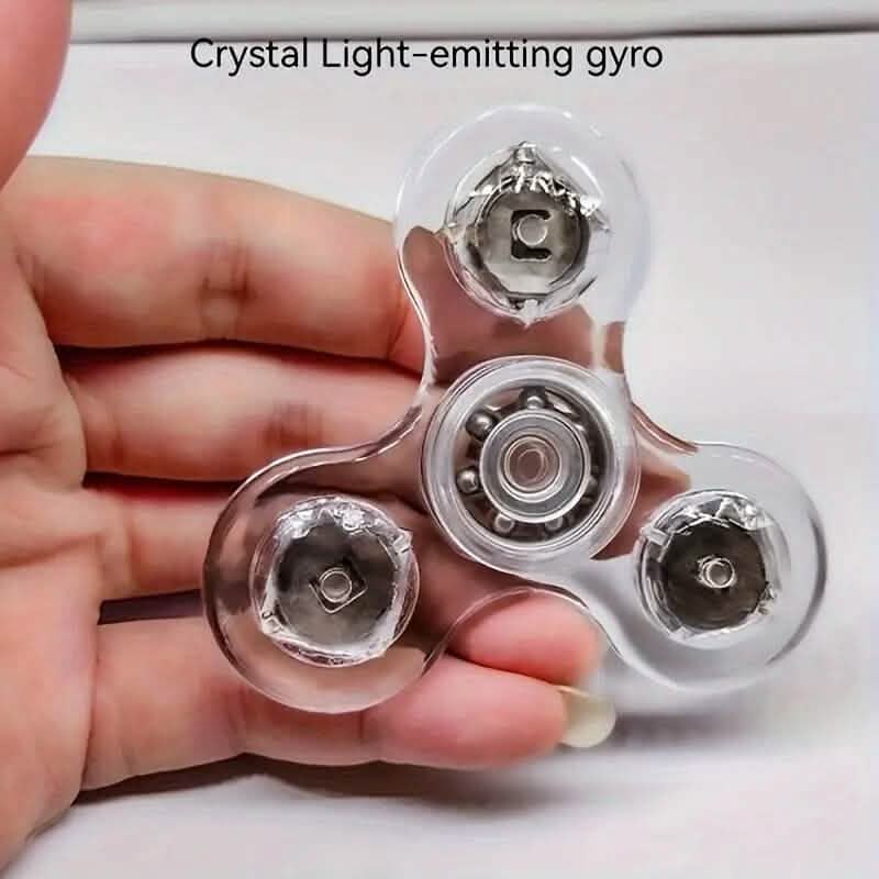 Glow-in-the-Dark LED Fidget Spinner