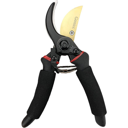 Gonicc 8" Professional Premium Titanium Bypass Pruning Shears