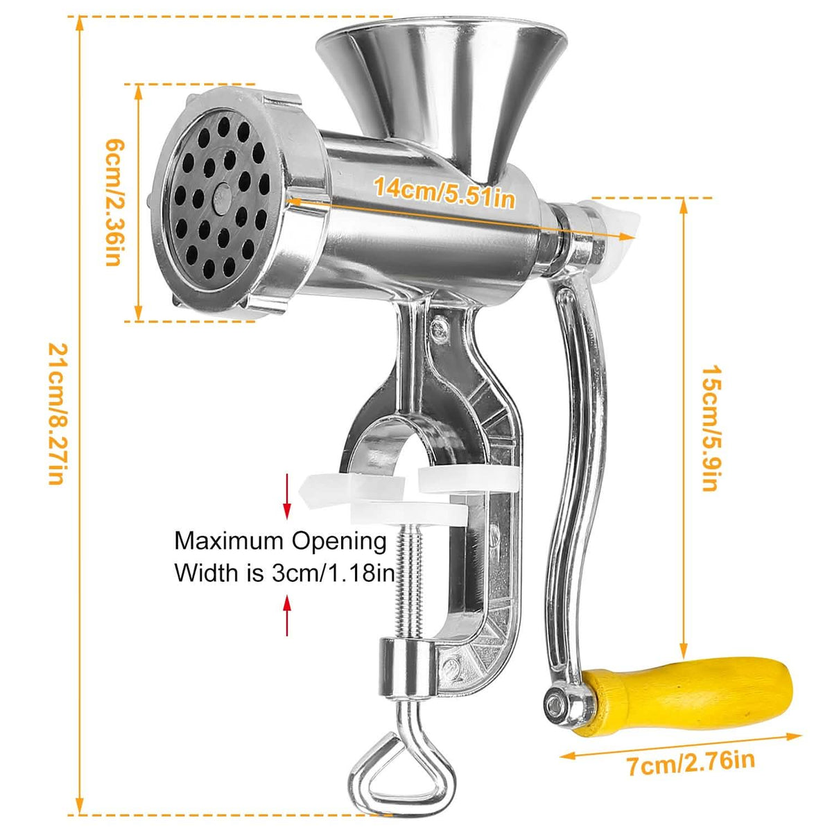 Heavy Duty Manual Meat Grinder