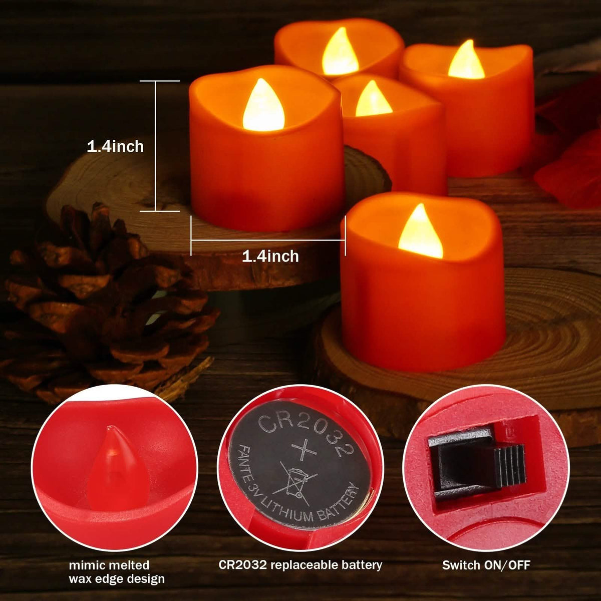 IMAGE 7ft 20 Photo Clips LED String Lights