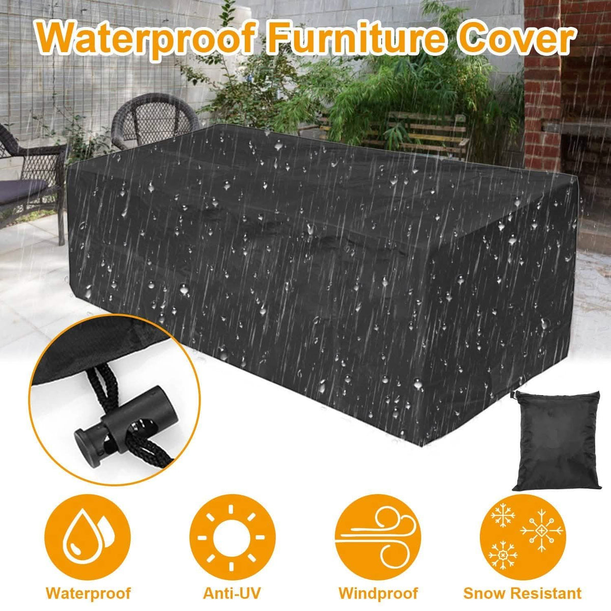 iMounTEK 210D Waterproof Outdoor Furniture Cover