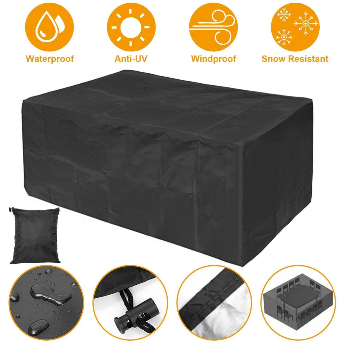 iMounTEK 210D Waterproof Outdoor Furniture Cover