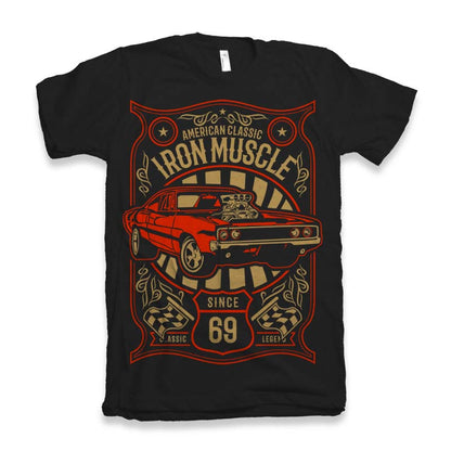 Iron Muscle Men's Bamboo Viscose/Organic Cotton Short Sleeve Graphic T-Shirt