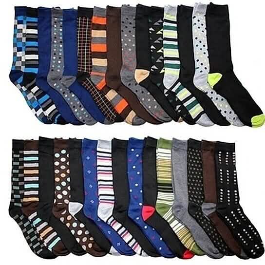 James Fiallo Men’s Colorful Dress Socks