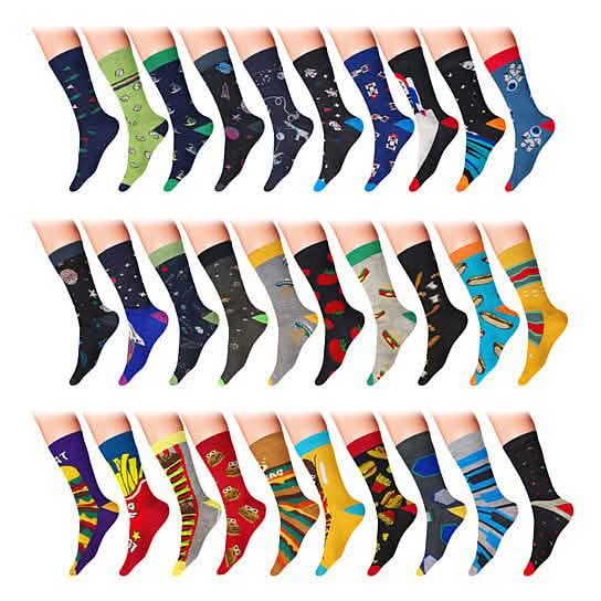 James Fiallo Men’s Colorful Dress Socks