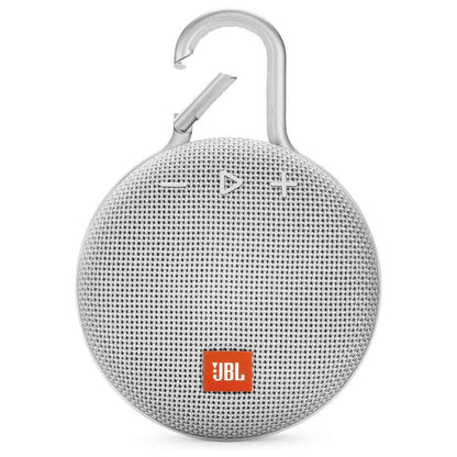 JBL Clip 3 Portable Waterproof Wireless Bluetooth Speaker - White