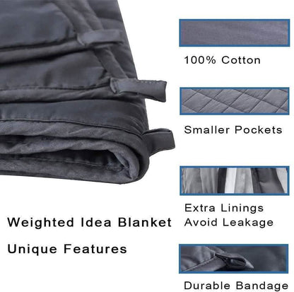 Kathy Ireland Weighted Blanket with Glass Beads