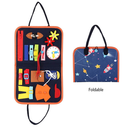 Kids Busy Board Sensory Activity Board Preschool Learning Toys