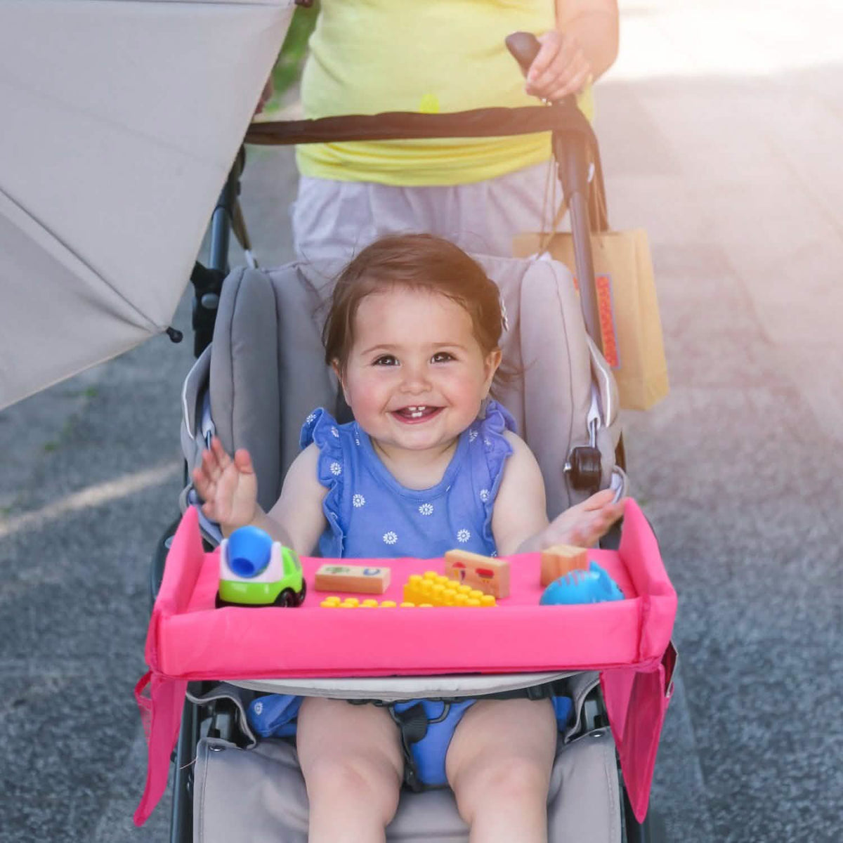 Kids Safety Travel Tray Waterproof Car Seat