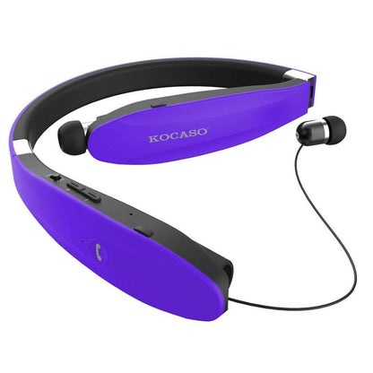 Kocaso Foldable Wireless Neckband Sweatproof Headset