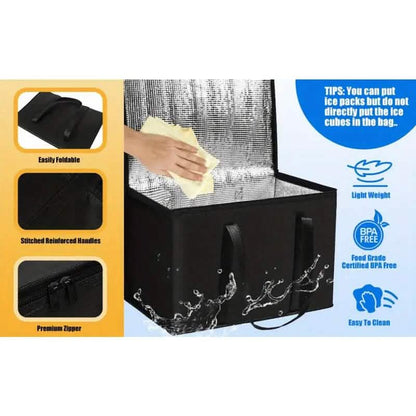 Large Capacity Insulated Food Cooler Bag