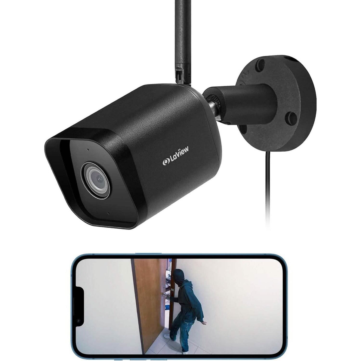 LaView Security Camera Outdoor 1080P HD Wi-Fi Camera  (Refurbished)
