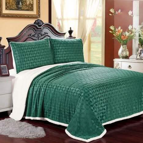 Luxurious Reversible Designer Sherpa Blanket