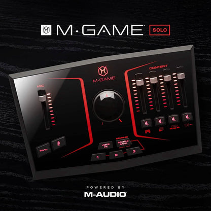 M-Game Solo USB Audio Interface Mixer for Streaming and Gaming  (Refurbished)
