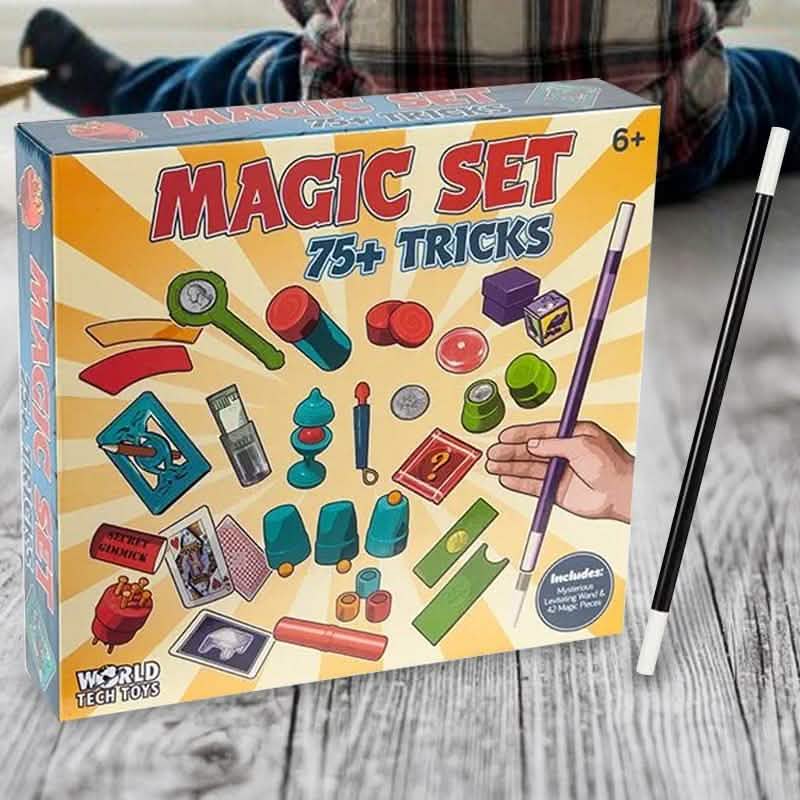 Magic Set with 75+ Tricks for Kids