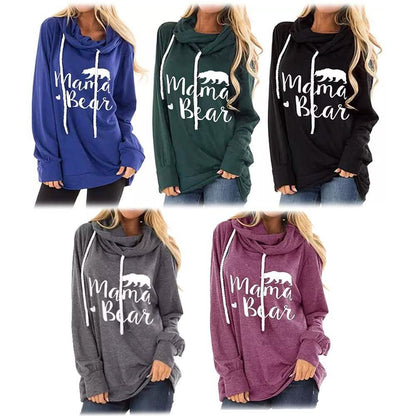 Mama Bear Hooded Fashion Tunic