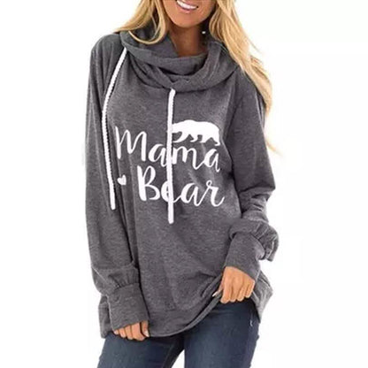 Mama Bear Hooded Fashion Tunic