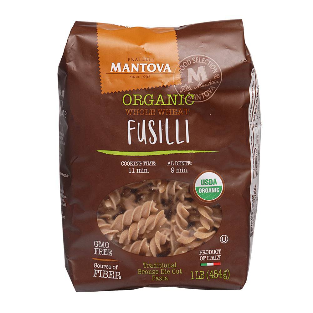 Fusilli, Whole Wheat, Organic