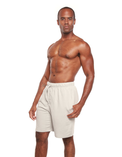 Clearance Men's Bamboo Viscose Fleece Lounge Shorts