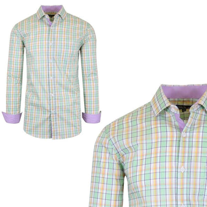 Men’s Quick Dry Slim Fit Stretch Dress Shirts