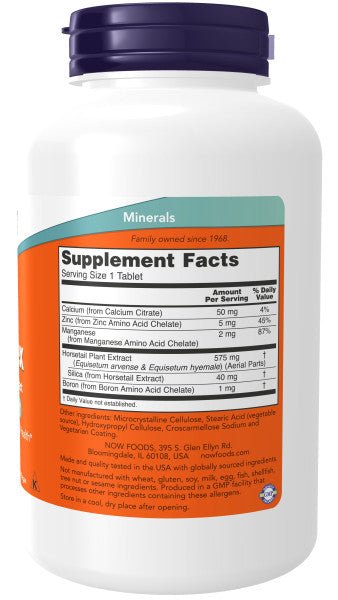 Silica Complex with Horsetail Extract, NOW