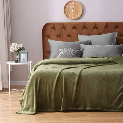Microfiber Soft Fleece Blanket -Comfy for All Seasons