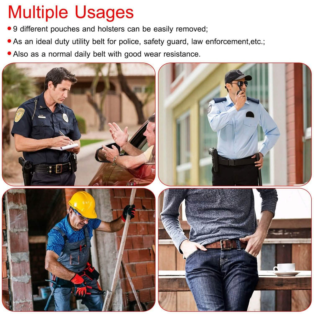 Military Utility Tactical Belt