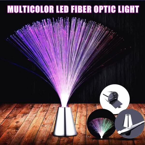 Multicolor LED Fiber Optic Light Lamp