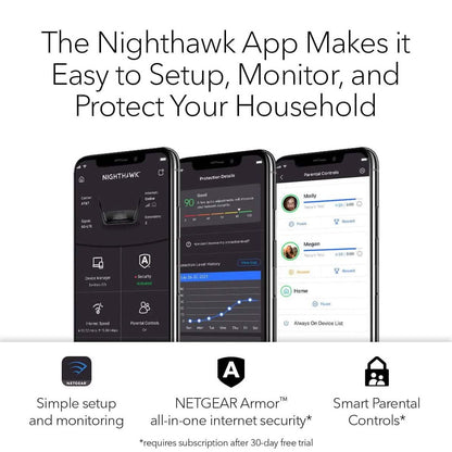 NETGEAR Nighthawk 12-Stream WiFi 6E Router (RAXE500) (Refurbished)
