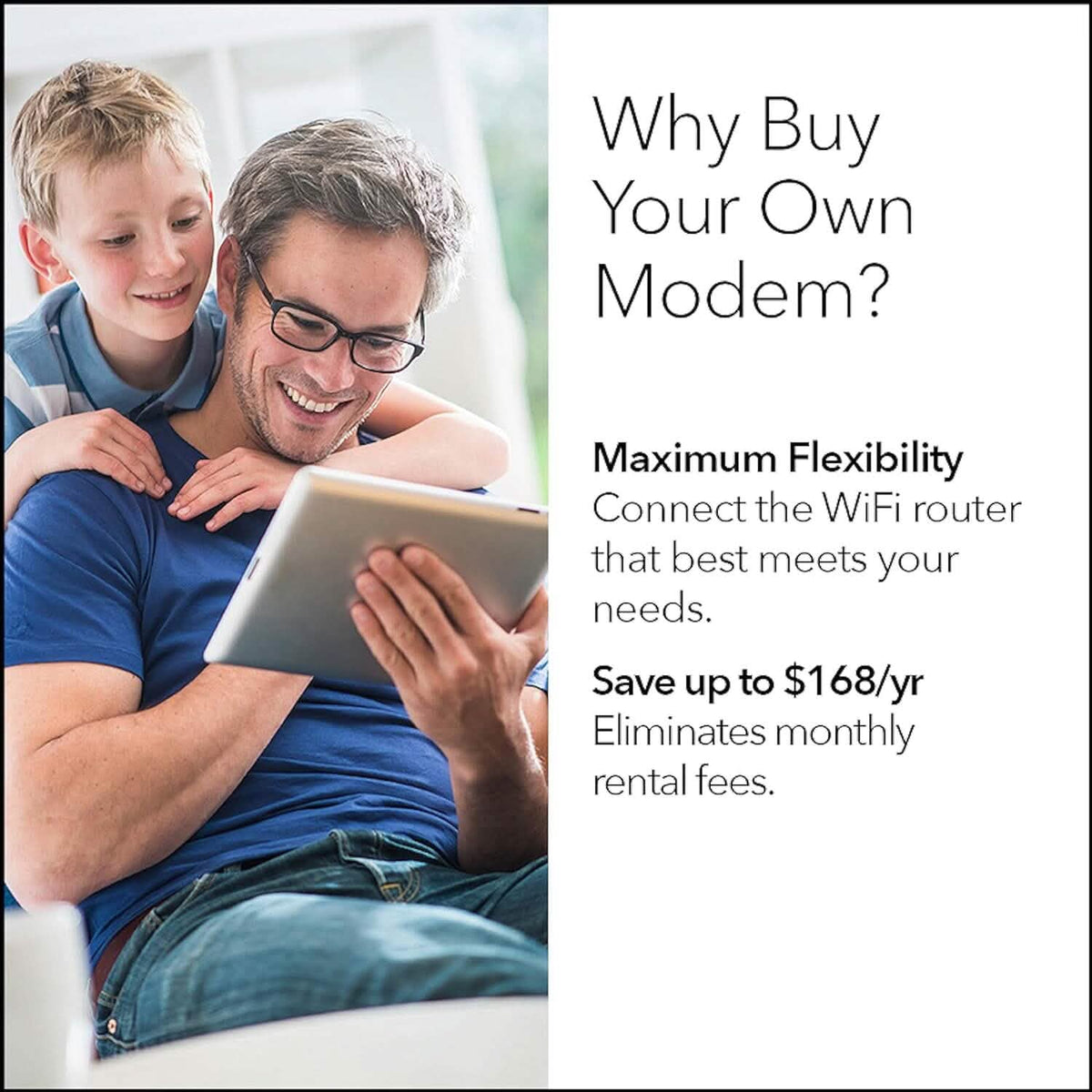NETGEAR Nighthawk Cable Modem CM1200 - Compatible with all Cable Providers  (Refurbished)
