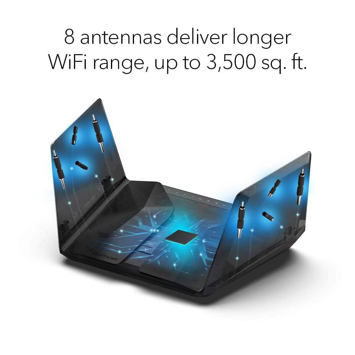 NETGEAR Nighthawk WiFi 6 Router RAX120  (Refurbished)