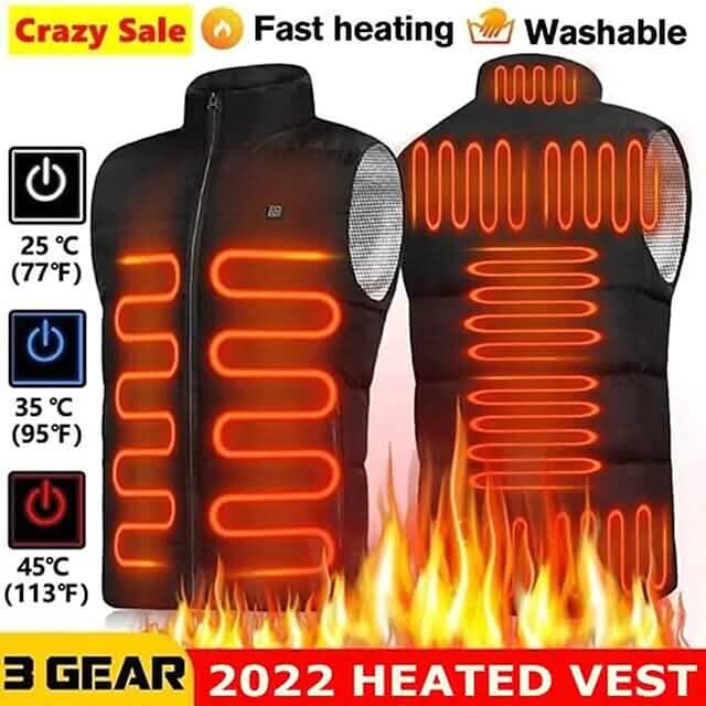 Nine Districts Intelligent Heating Vest Electric Heating