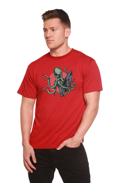 Octopus Men's Bamboo Viscose/Organic Cotton Short Sleeve Graphic T-Shirt