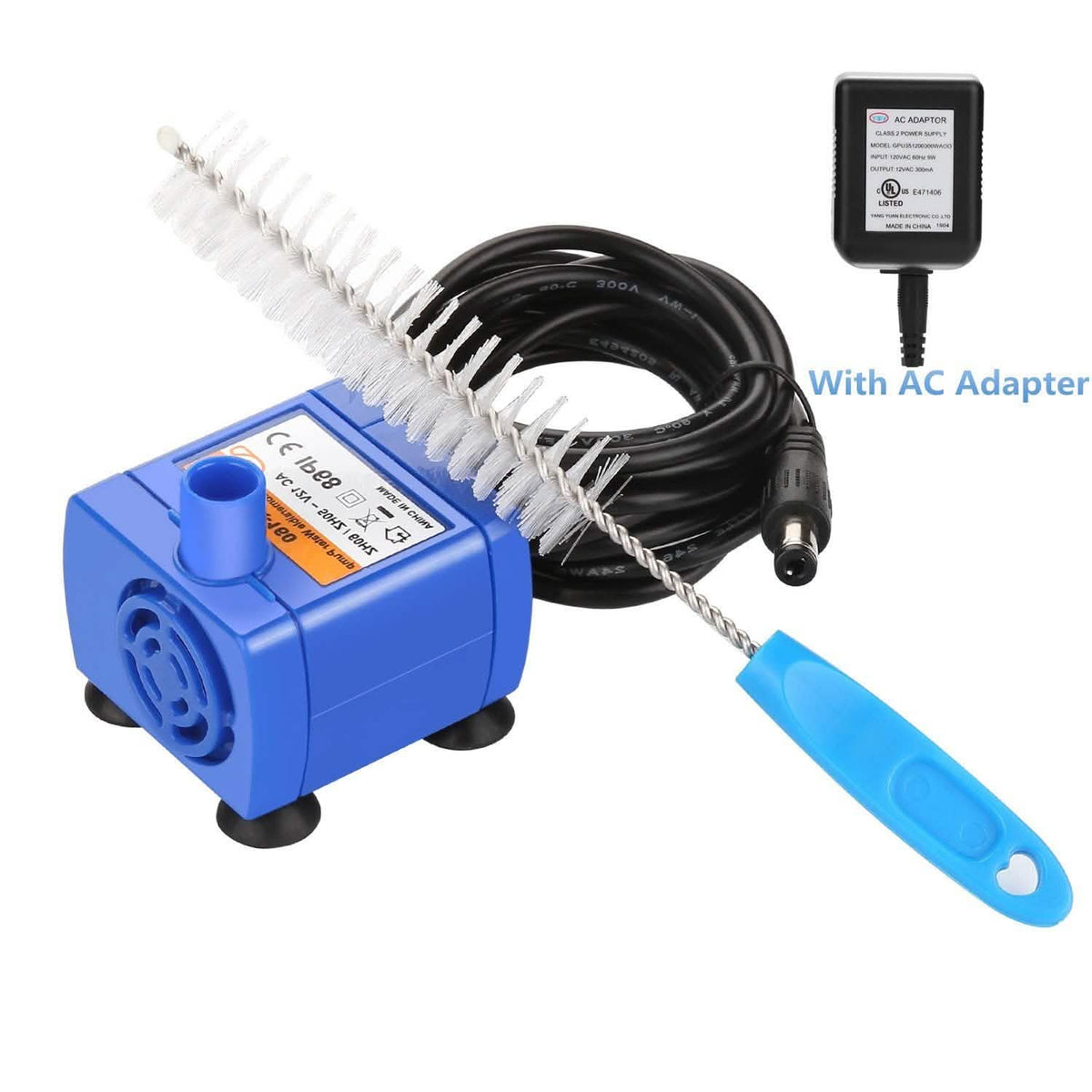 Ownpets Brush Cleaning and Water Pump Kit for Pet