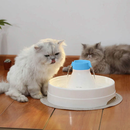 Ownpets® Pets Drinking Fountain Active Oxygen Cycle Two Drinking Area 3L