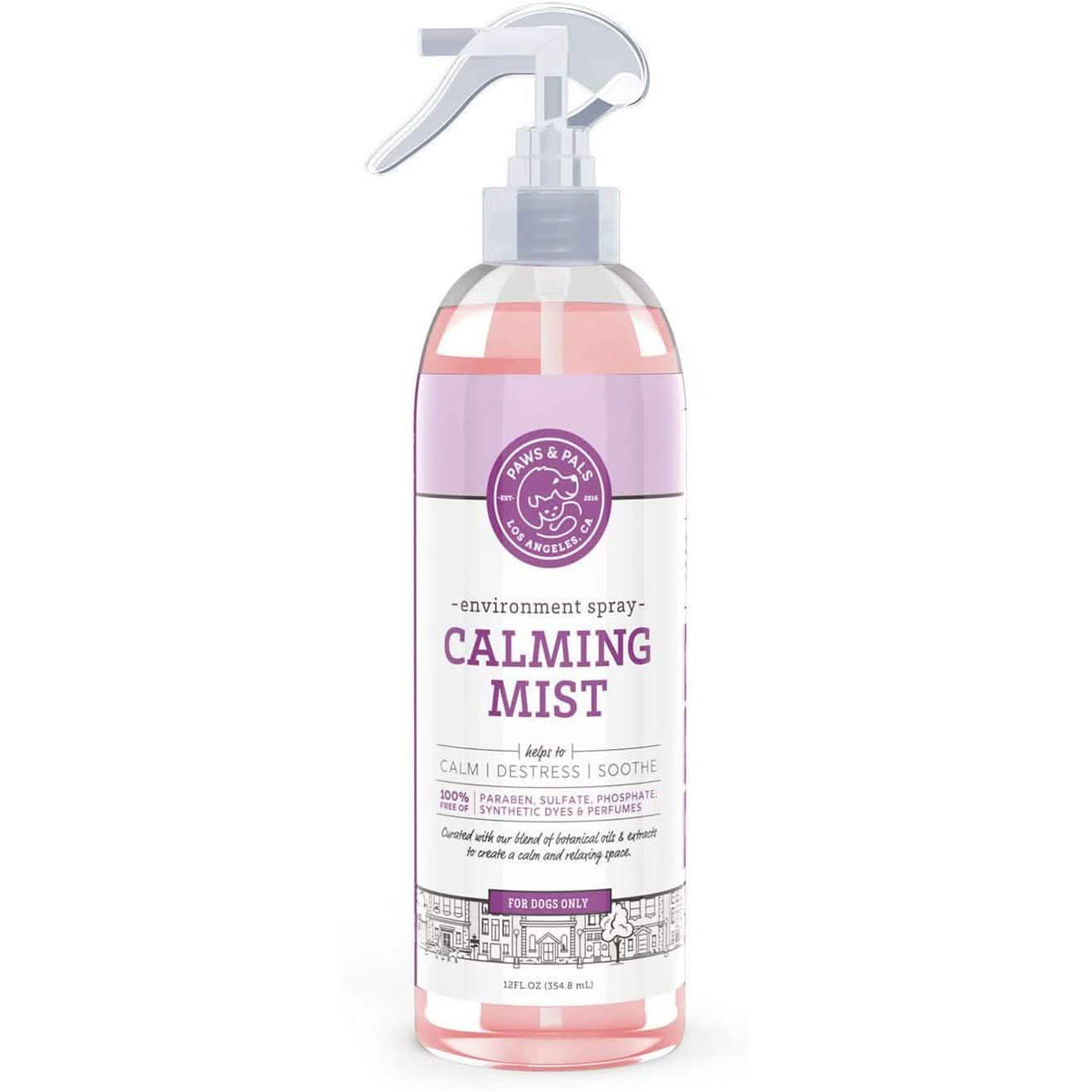Paws & Pals Pet Natural Calming Spray Cologne or Chews Treat for Dogs and Cats