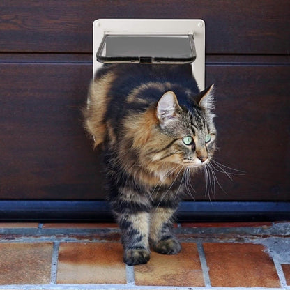 Pet 4 Way Locking Quiet Flap Door