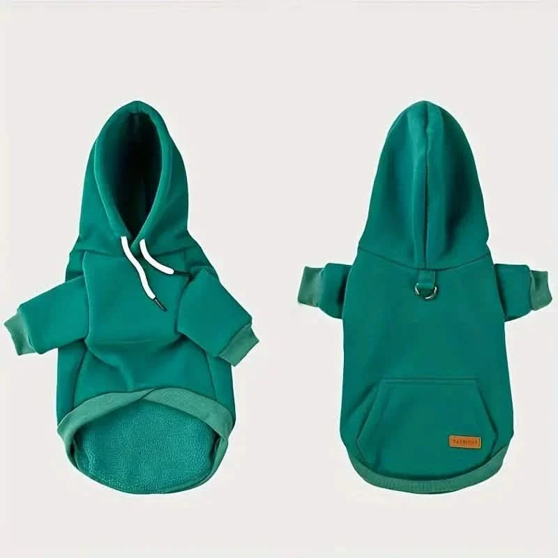 Pet Sweatshirt Hoodie With Pocket in the Back for Small Dogs