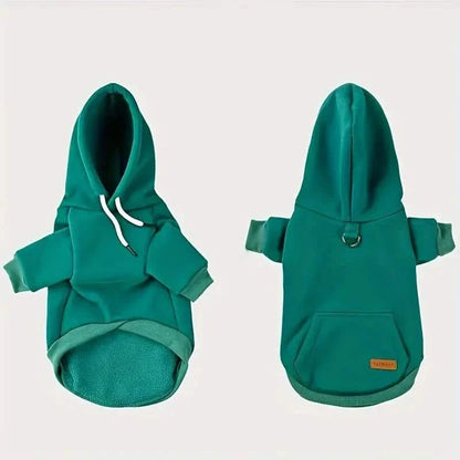Pet Sweatshirt Hoodie With Pocket in the Back for Small Dogs