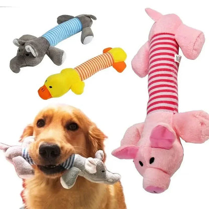 Plush Dog Toys Squeak Chew Sound Toy