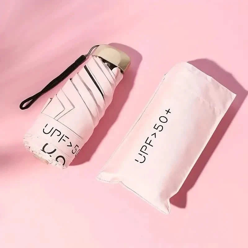 Pocket Windproof UV50 Anti-sunburn Rain Umbrella