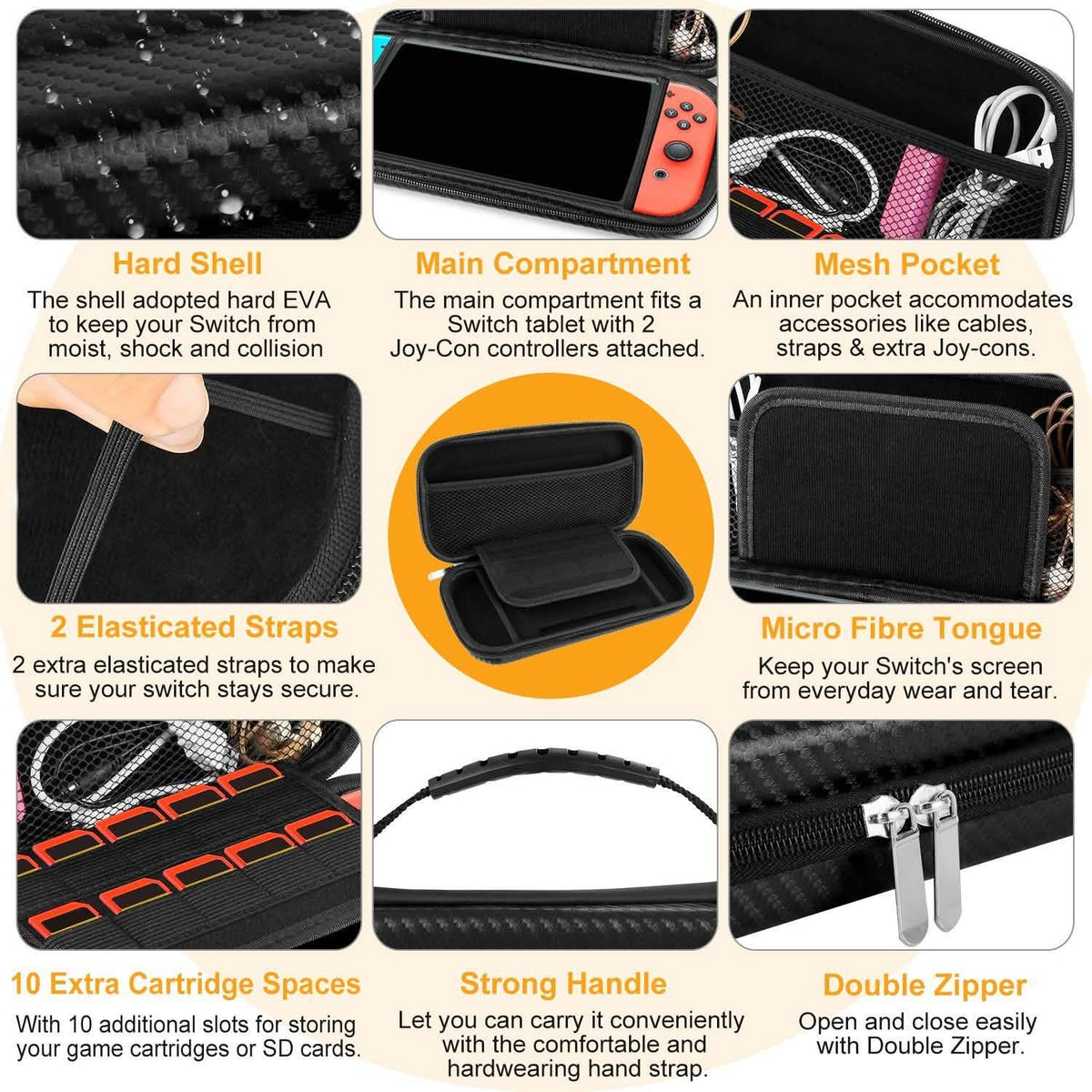 Portable Carry Case for Nintendo