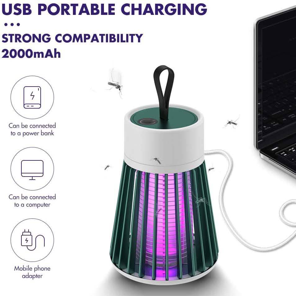 Portable USB Electric Mosquito Killing LED Lamp