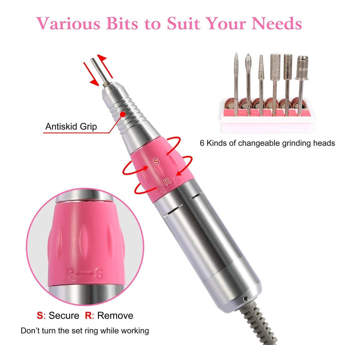 Professional Acrylic Nail Drill Machine