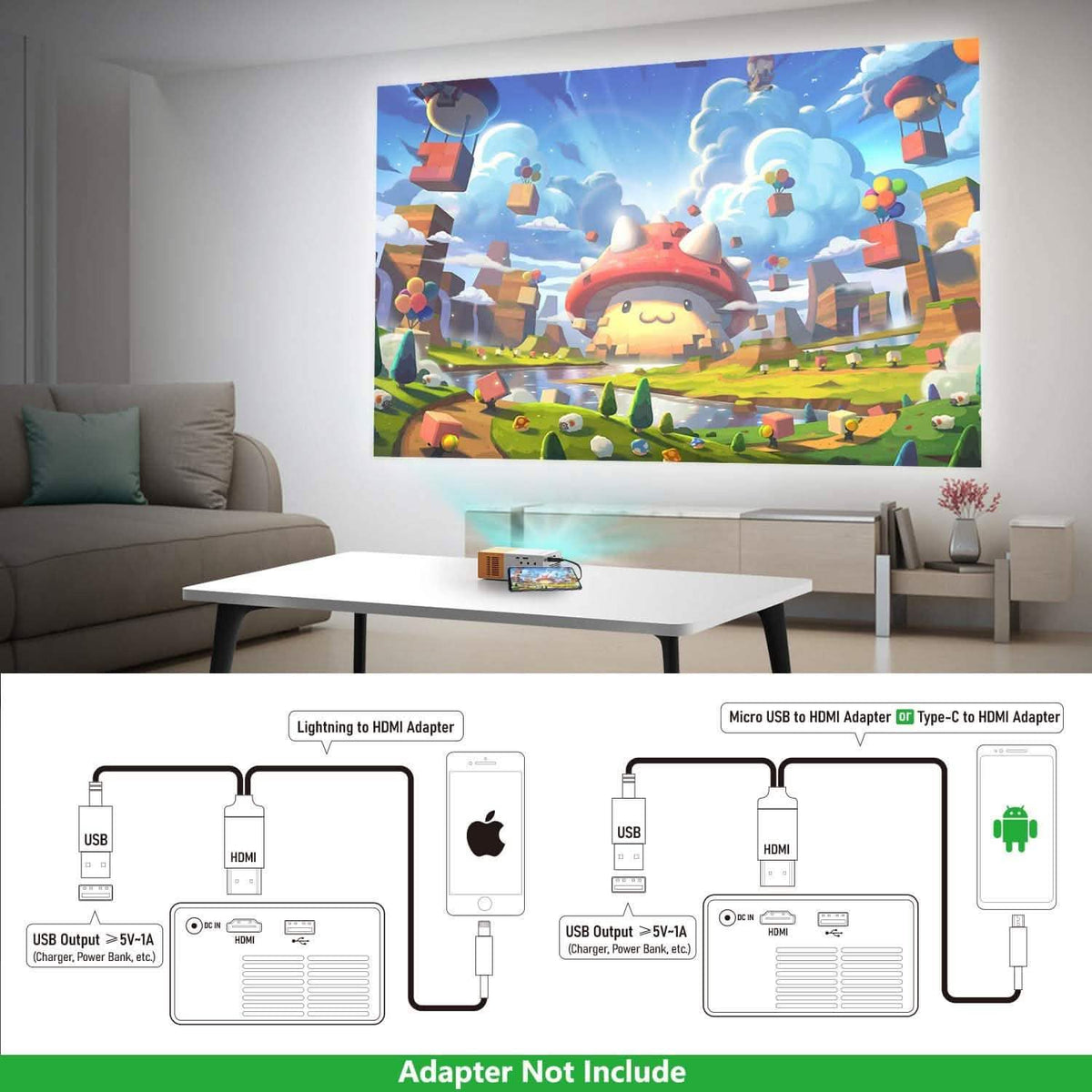 PVO Portable Projector