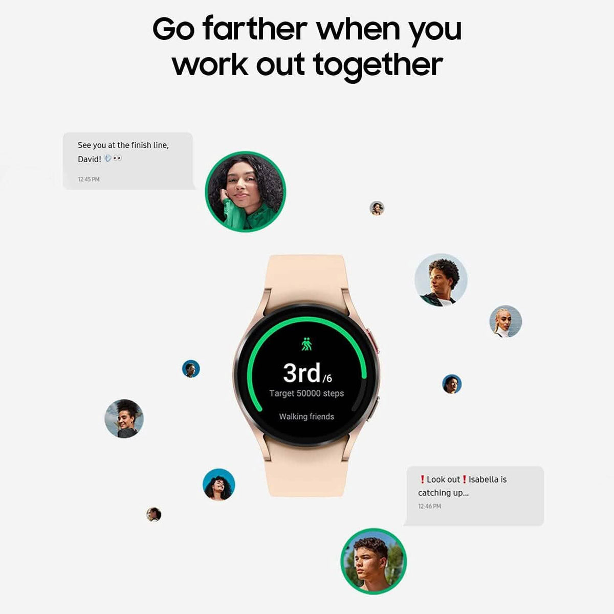 Samsung Galaxy Watch 4 40MM Smartwatch with ECG Monitor Tracker (Refurbished)
