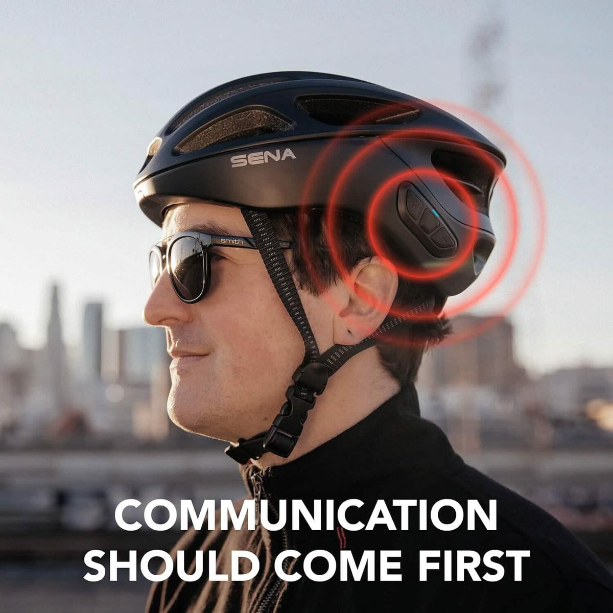 Sena R1 / R1 EVO Smart Communications Cycling Helmet  (Refurbished)